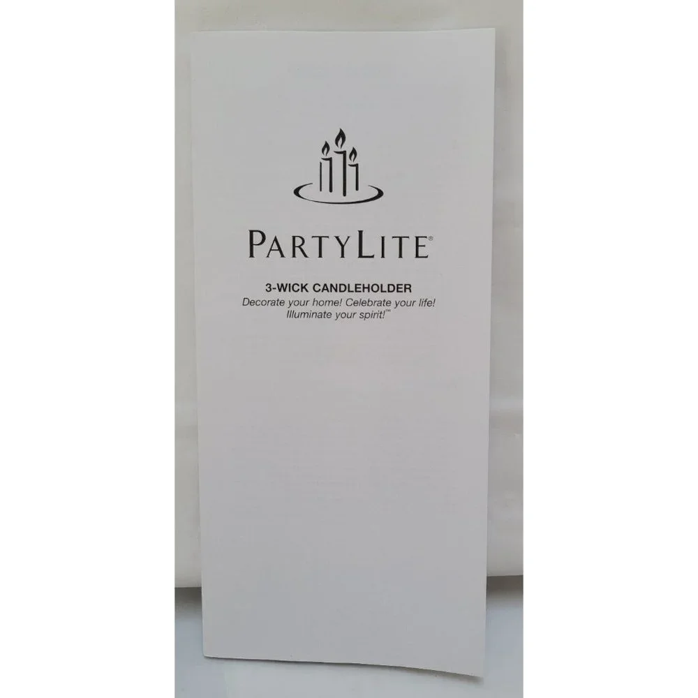 PartyLite Bamboo Wooden Tray Holder with Mint Green Box - Picture 8 of 15